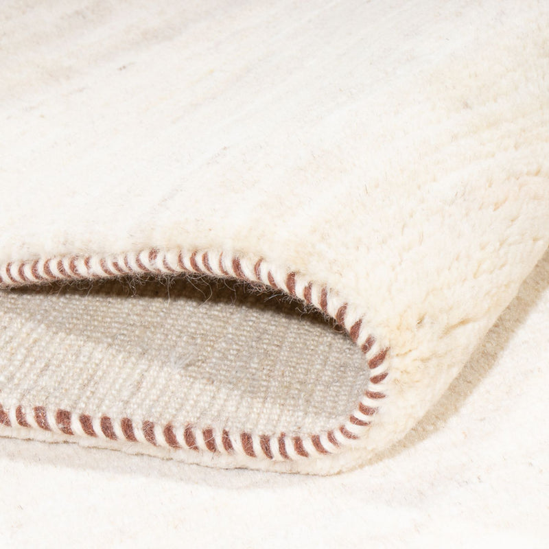 Dywan Gabbeh - perski - 250 x 173 cm - biały