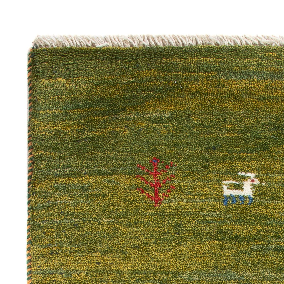 Dywan Gabbeh - perski - 85 x 55 cm - wielokolorowy