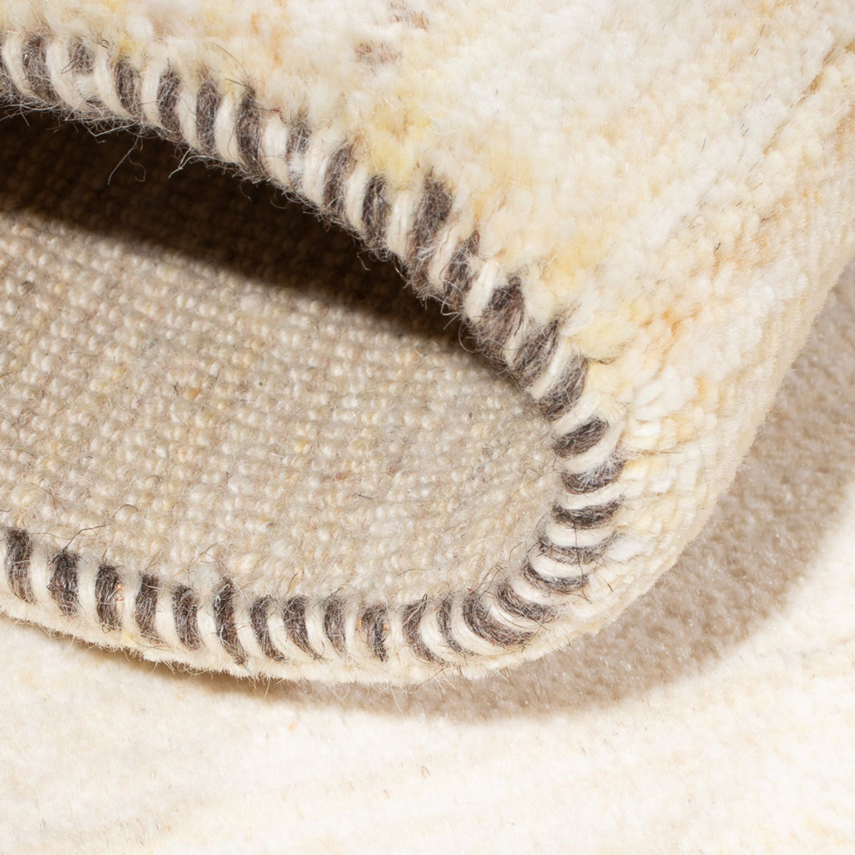 Dywan Gabbeh - perski - 86 x 60 cm - beżowy