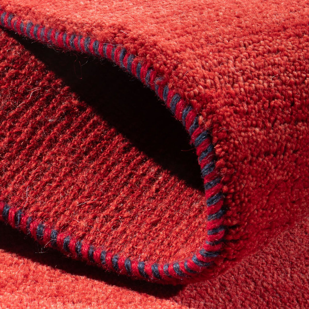 Dywan Gabbeh - perski - 84 x 60 cm - czerwony