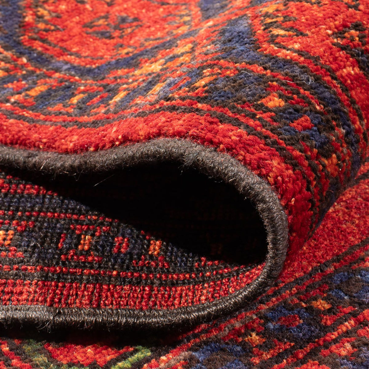 Dywan afgański - 136 x 82 cm - czerwony