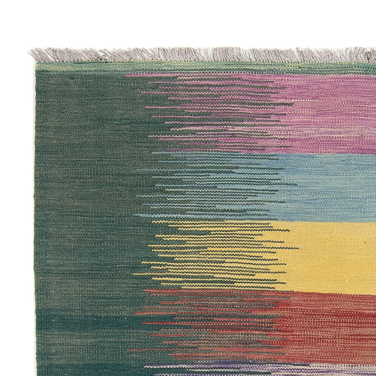 Nowoczesny kilim Dywan 143x201cm - Dywan wełniany