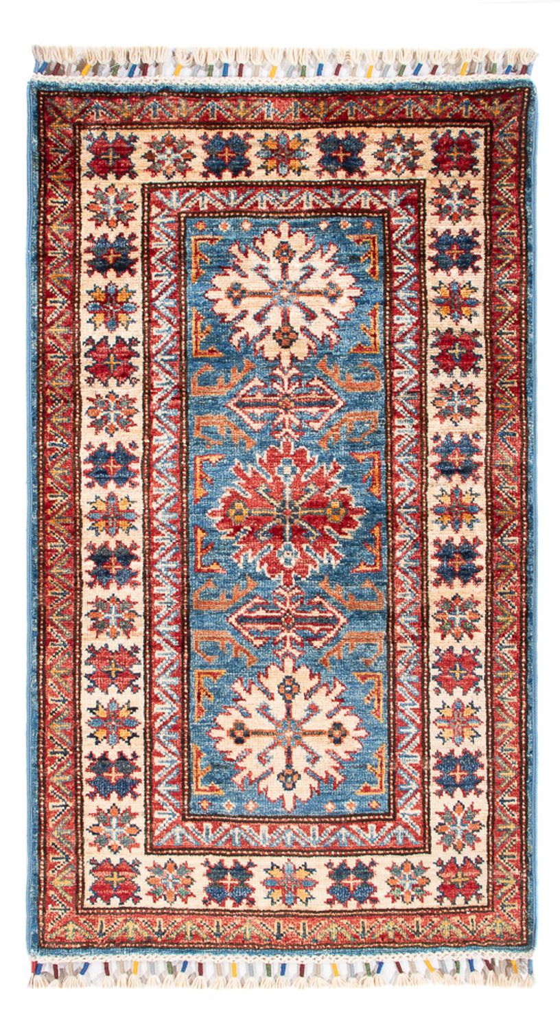 Dywan Ziegler - Kazak - 101 x 61 cm - niebieski