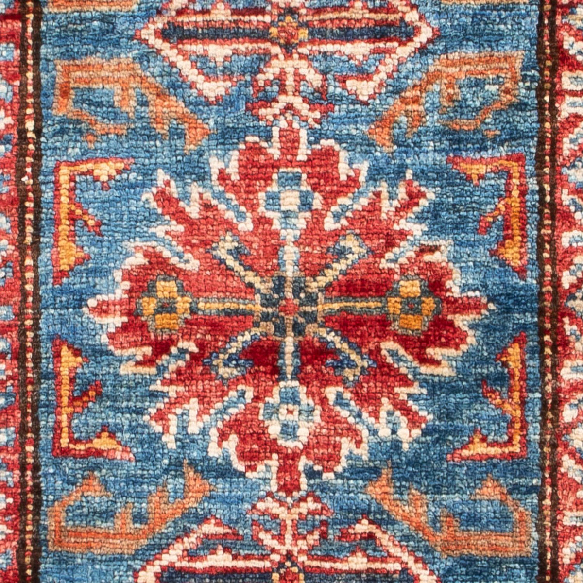 Dywan Ziegler - Kazak - 101 x 61 cm - niebieski