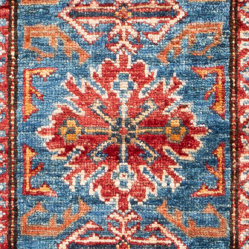 Dywan Ziegler - Kazak - 101 x 61 cm - niebieski