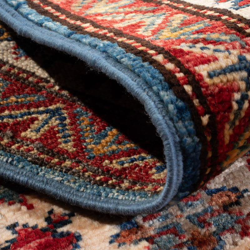 Dywan Ziegler - Kazak - 101 x 61 cm - niebieski