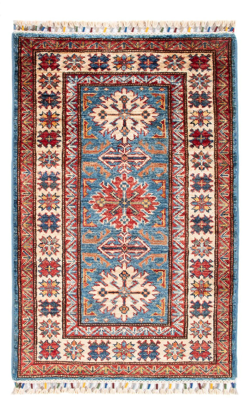 Dywan Ziegler - Kazak - 100 x 62 cm - niebieski