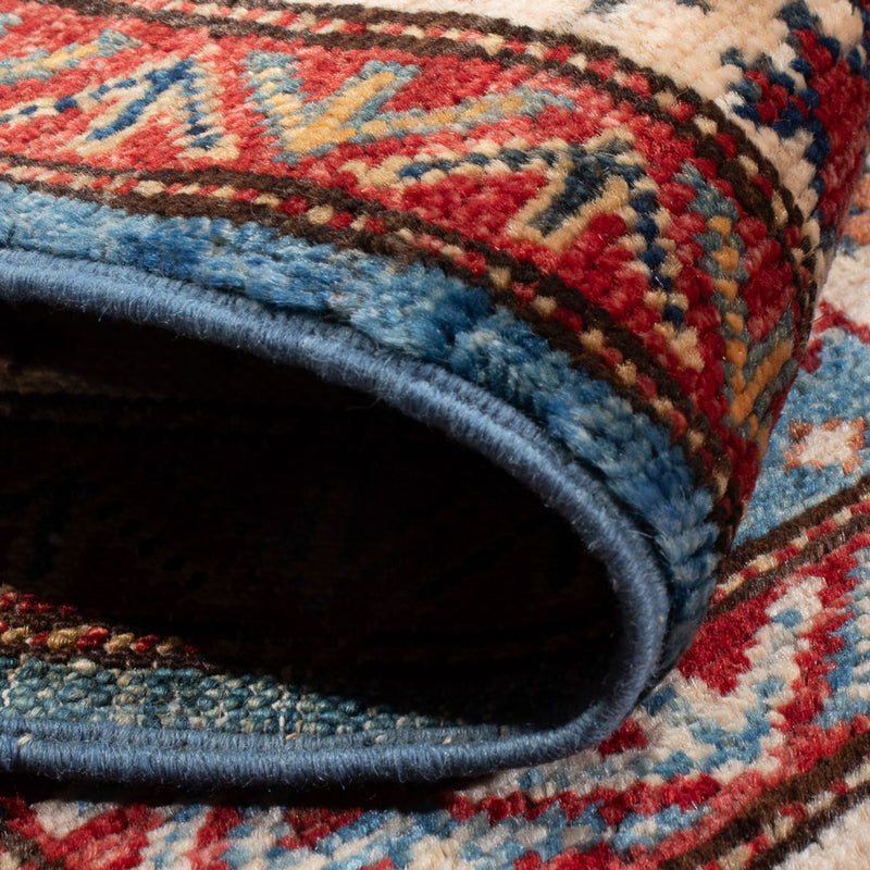 Dywan Ziegler - Kazak - 100 x 62 cm - niebieski