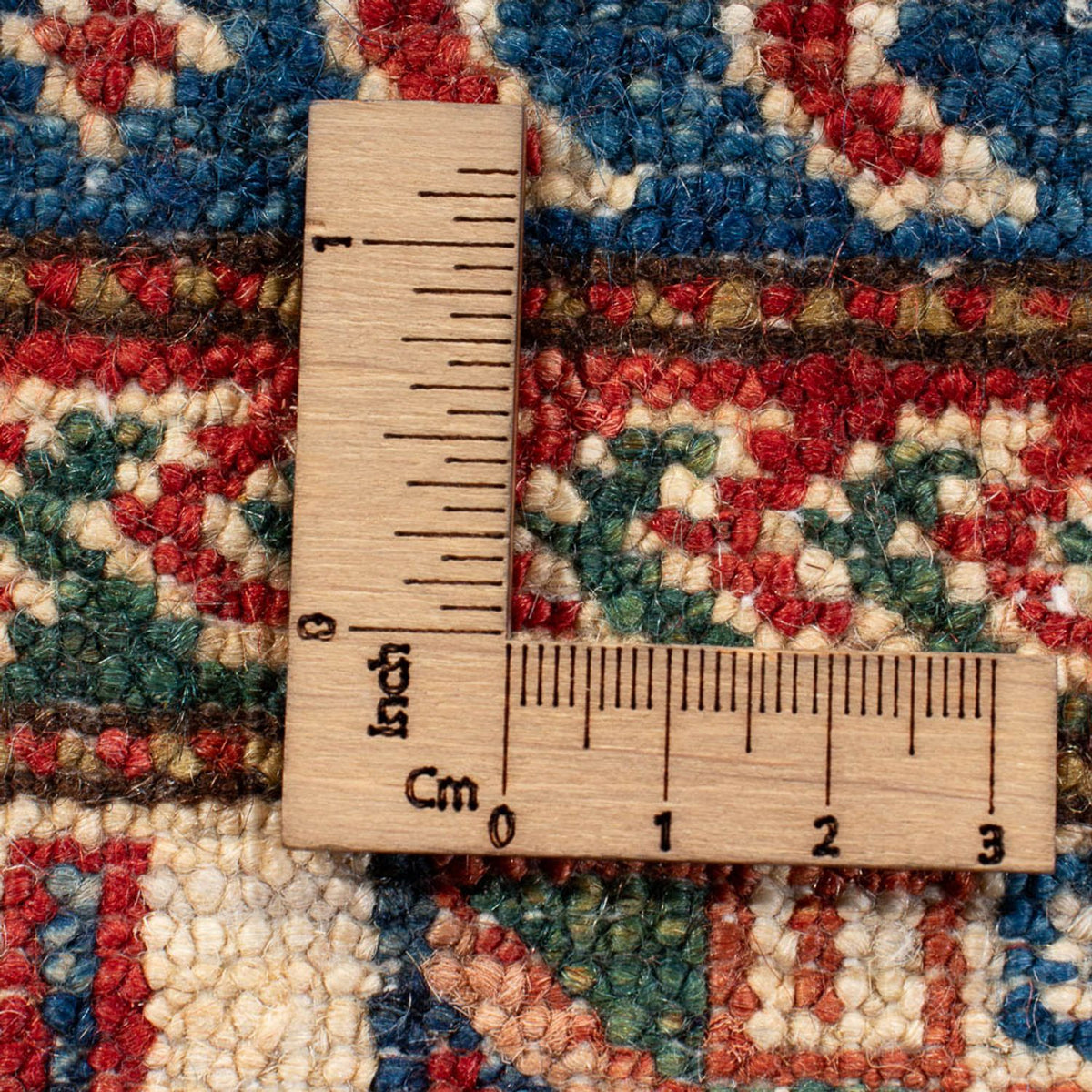 Dywan Ziegler - Kazak - 96 x 59 cm - niebieski