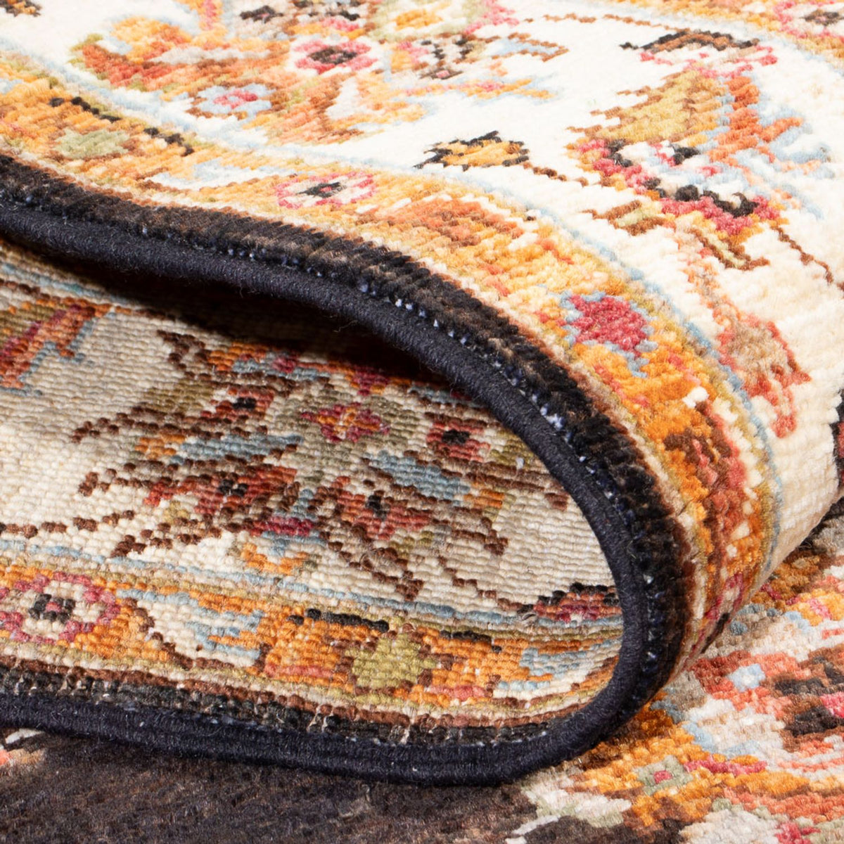 Dywan Zieglera - 209 x 125 cm - ciemnoniebieski