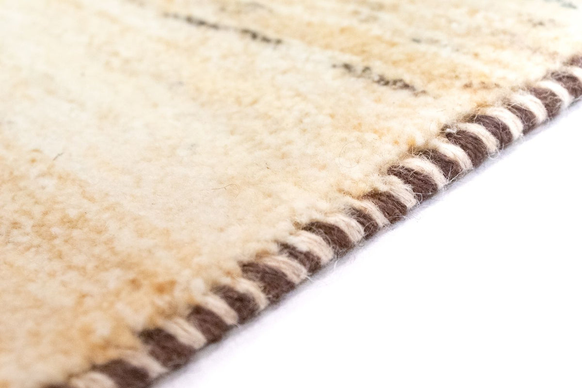 Dywan Gabbeh - perski - 60 x 40 cm - brązowy