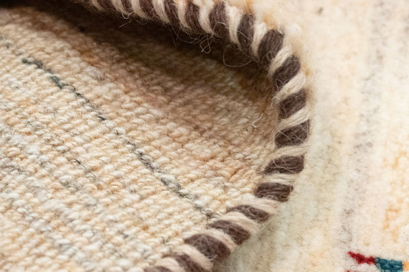 Dywan Gabbeh - perski - 60 x 40 cm - brązowy