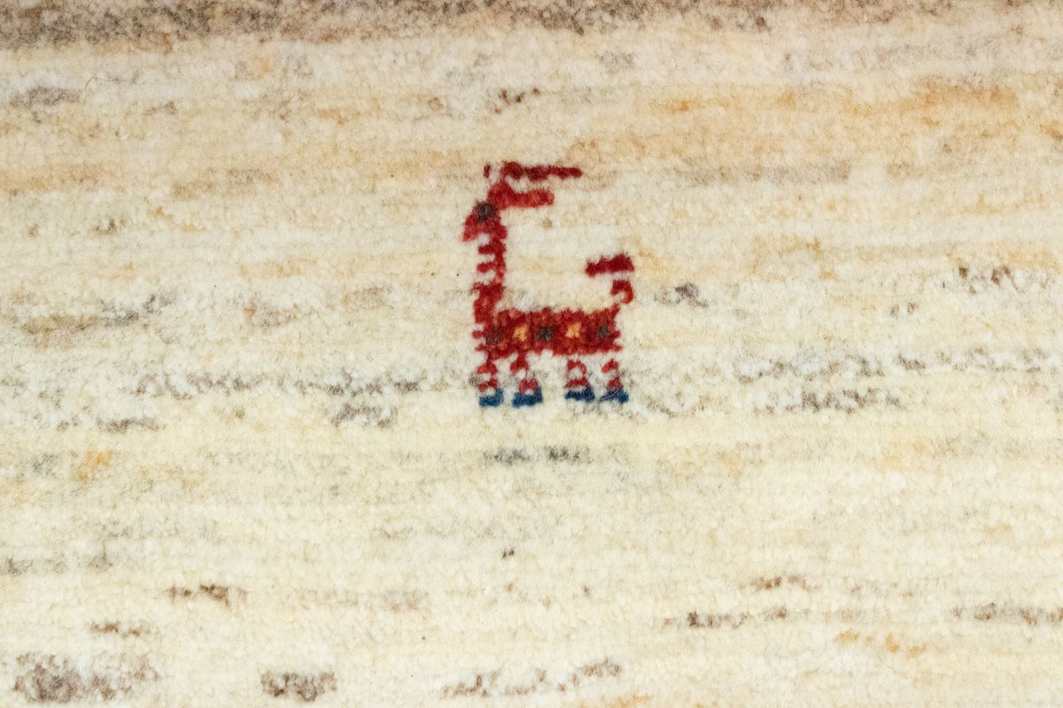 Dywan Gabbeh - perski - 60 x 40 cm - beżowy