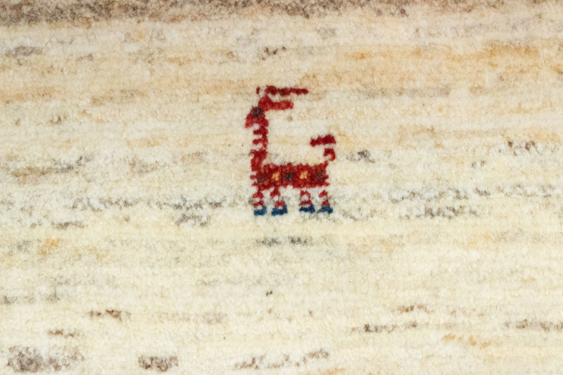 Dywan Gabbeh - perski - 60 x 40 cm - beżowy