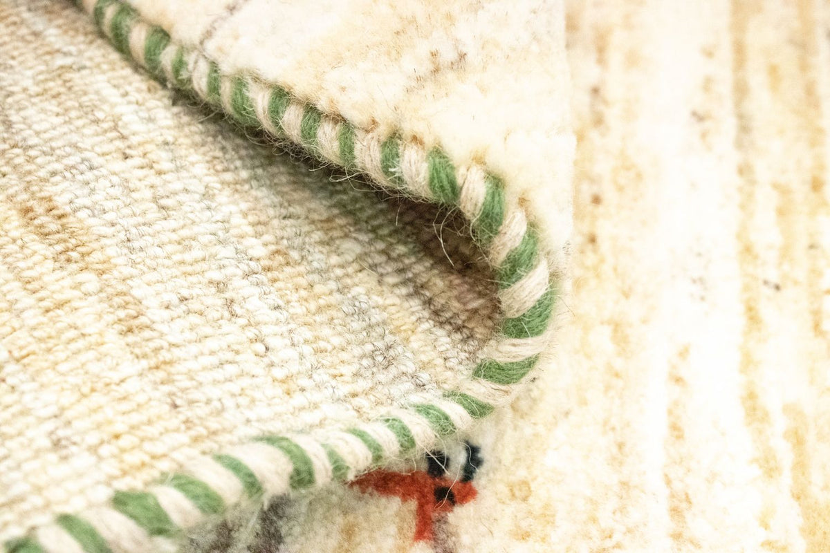 Dywan Gabbeh - perski - 60 x 40 cm - beżowy