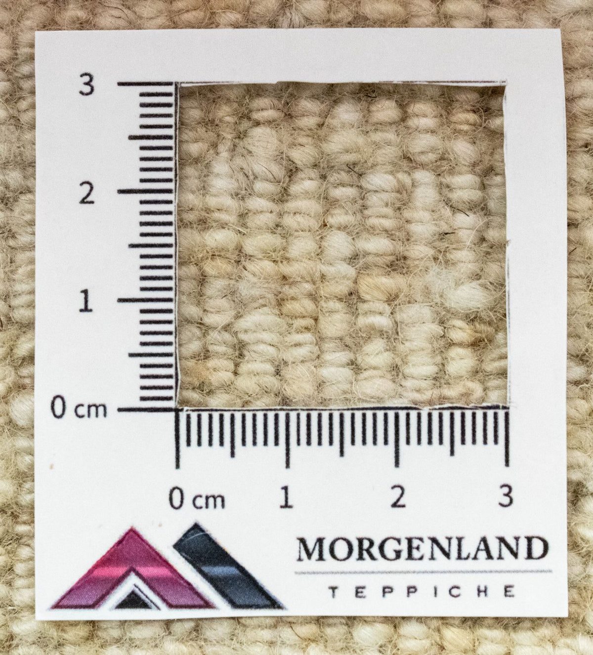 Dywan Gabbeh - perski - 60 x 40 cm - beżowy