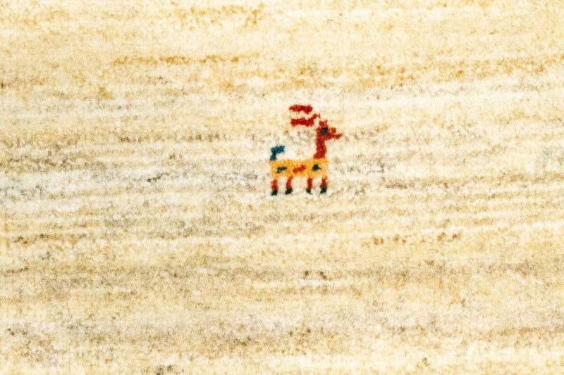 Dywan Gabbeh - perski - 60 x 40 cm - beżowy