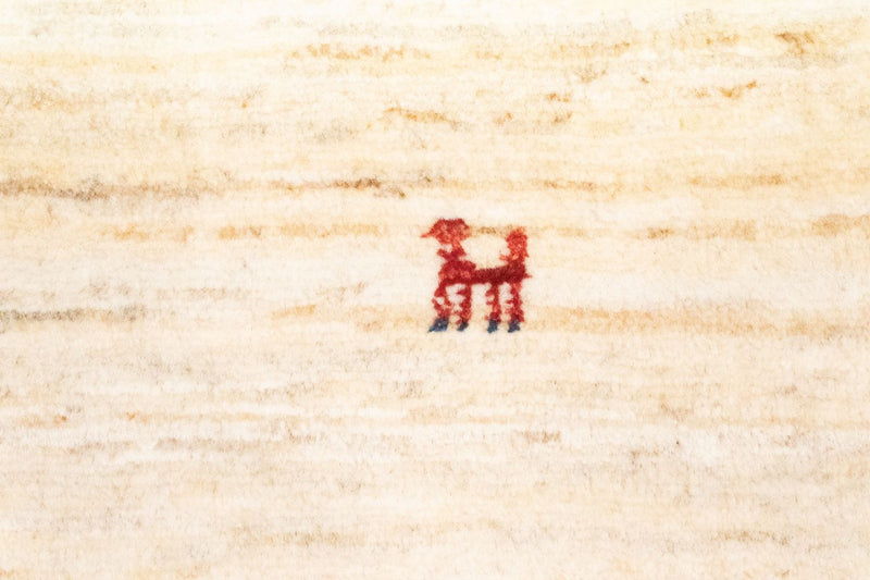 Dywan Gabbeh - perski - 60 x 40 cm - beżowy