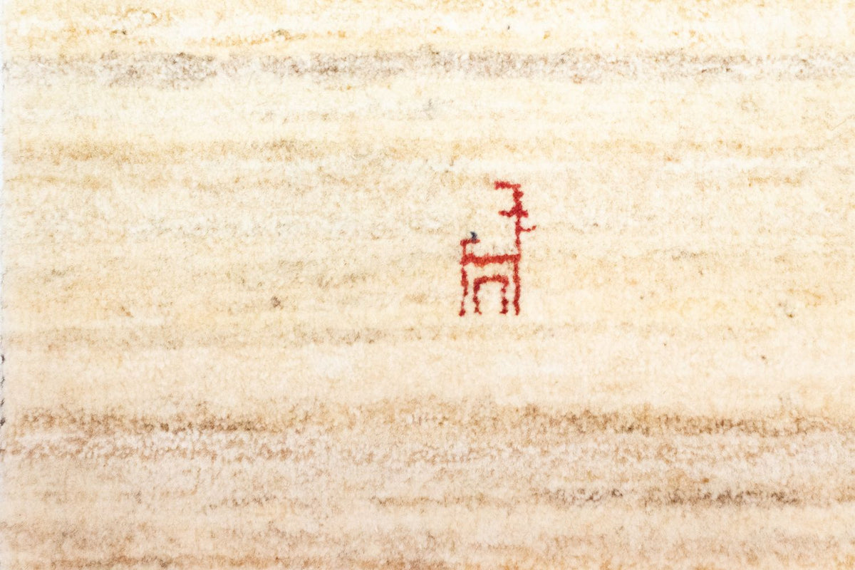 Dywan Gabbeh - perski - 60 x 40 cm - beżowy