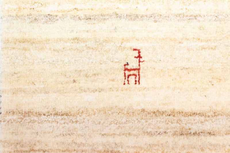 Dywan Gabbeh - perski - 60 x 40 cm - beżowy