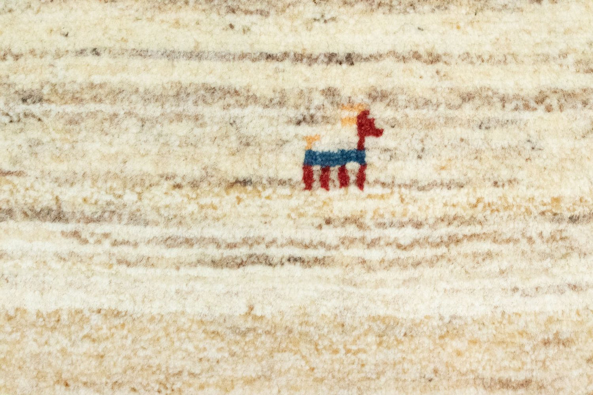 Dywan Gabbeh - perski - 60 x 40 cm - beżowy