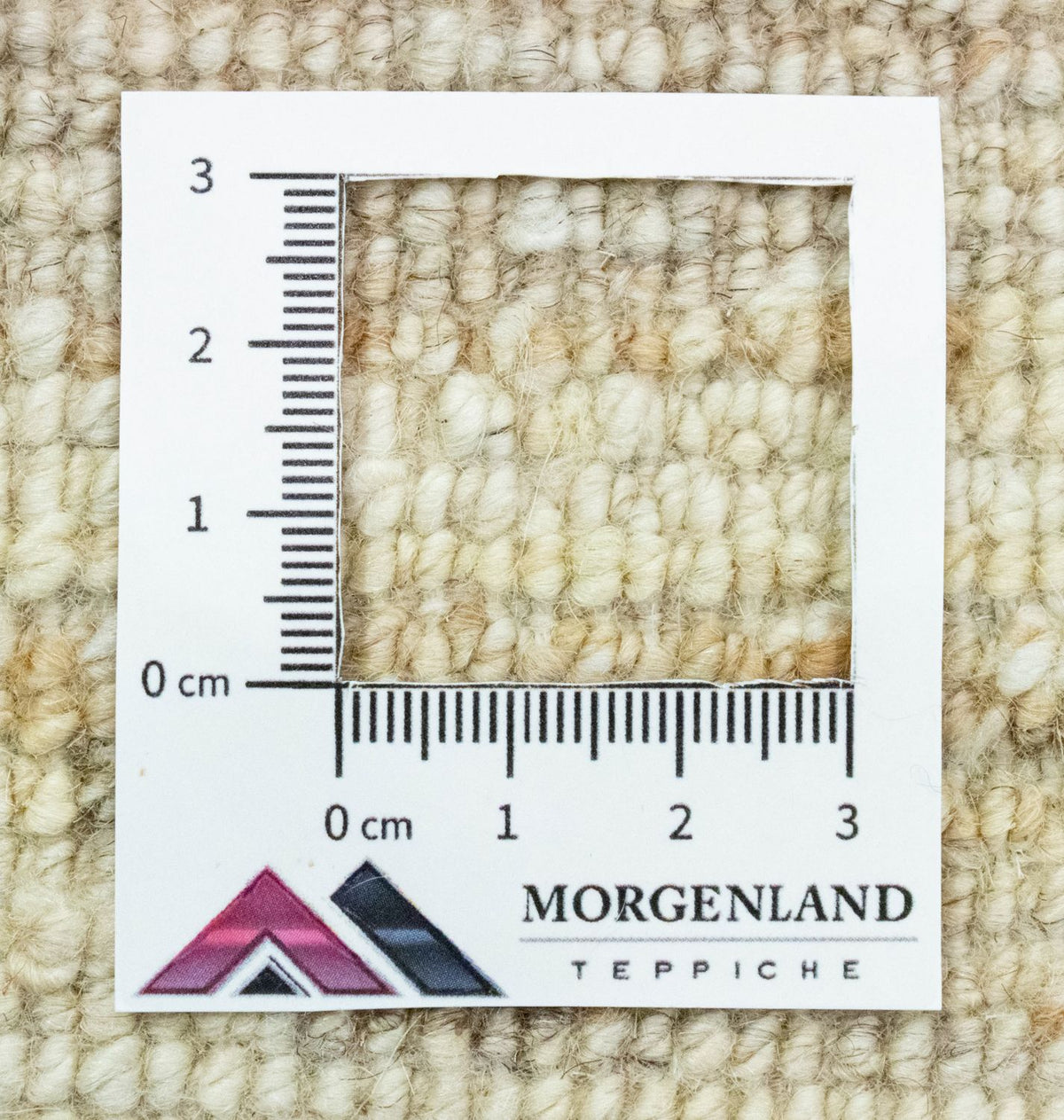 Dywan Gabbeh - perski - 60 x 40 cm - beżowy