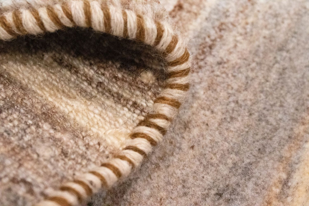 Dywan Gabbeh - perski - 60 x 40 cm - brązowy