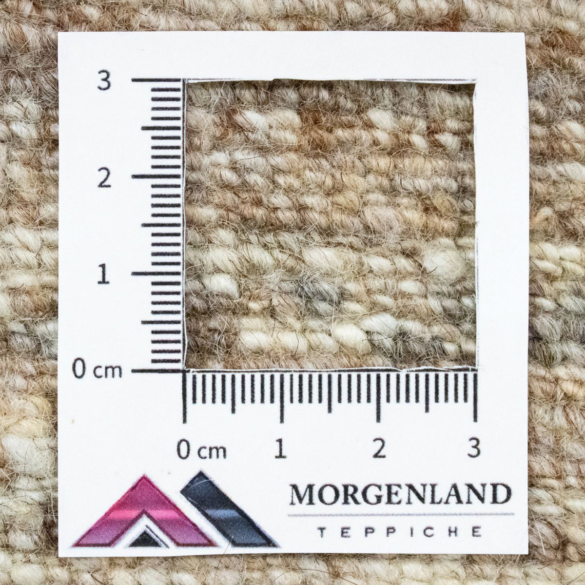 Dywan Gabbeh - perski - 60 x 40 cm - brązowy