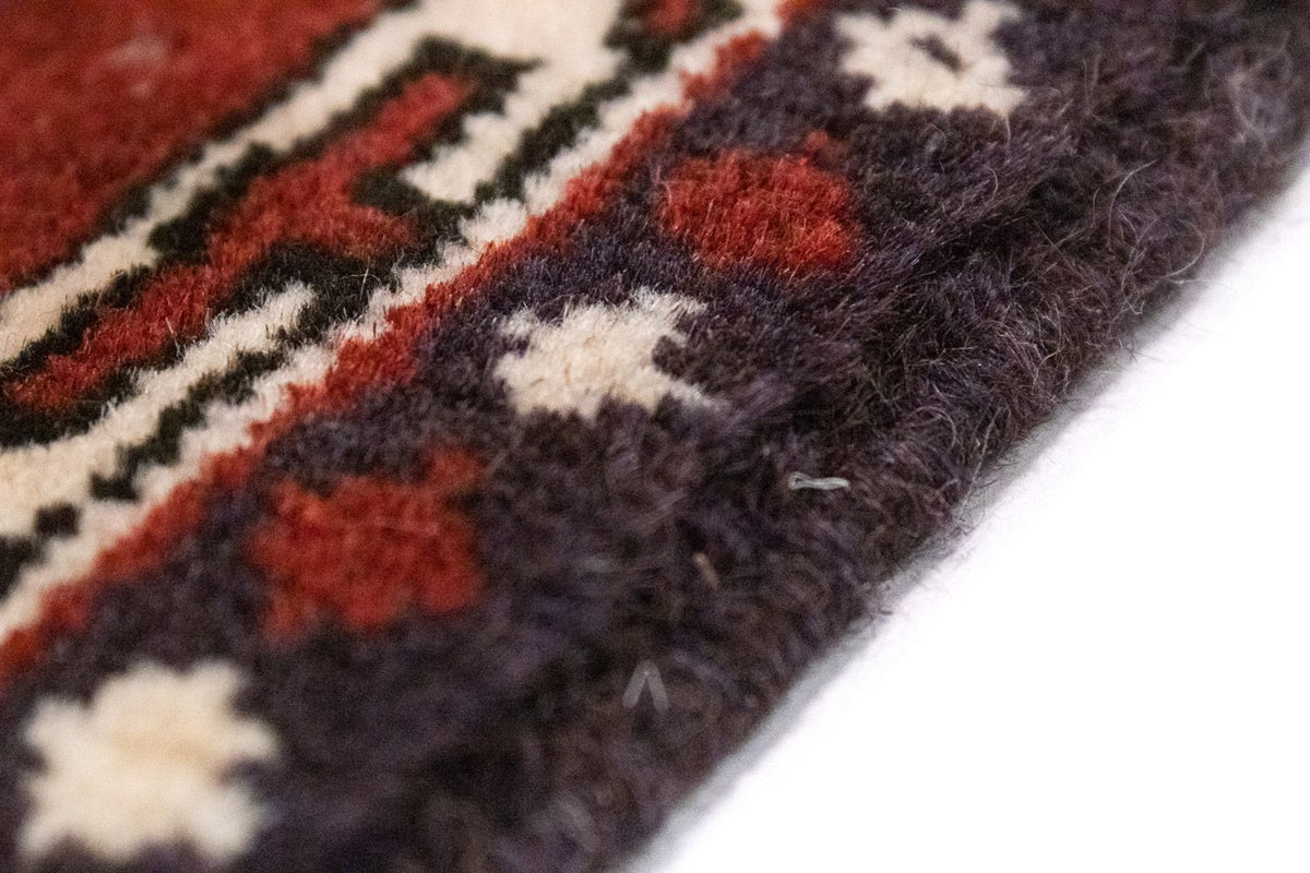 Perski dywan - Nomadyczny kwadratowy  - 54 x 40 cm - brązowy