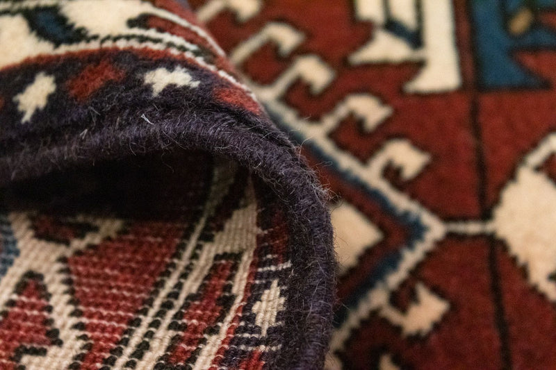 Perski dywan - Nomadyczny kwadratowy  - 54 x 40 cm - brązowy