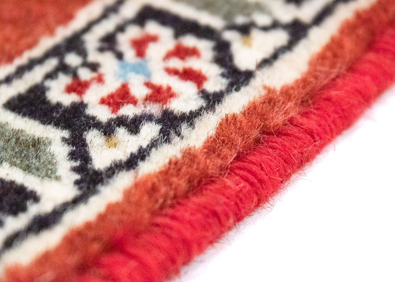 Perski dywan - Nomadyczny kwadratowy  - 54 x 40 cm - czerwony