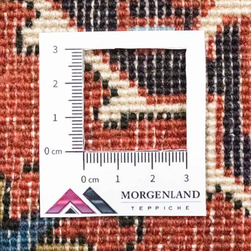 Perski dywan - Nomadyczny kwadratowy  - 54 x 40 cm - czerwony