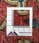 Perski dywan - Nomadyczny kwadratowy  - 54 x 40 cm - czerwony