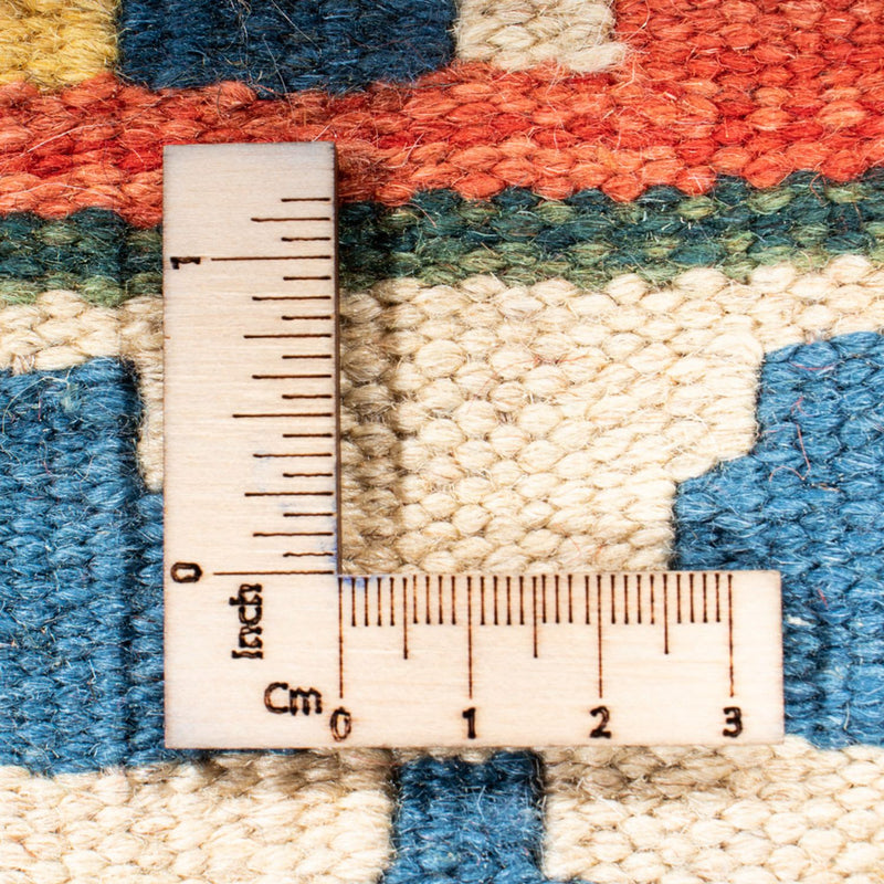 Biegacz Dywan Kelim - Orientalny - 206 x 60 cm - ciemna czerwień