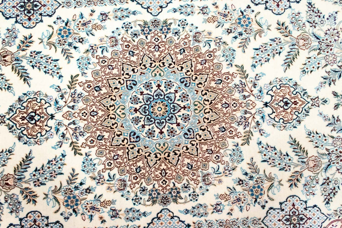 Dywan perski - Nain - Premium - 234 x 145 cm - naturalna biel