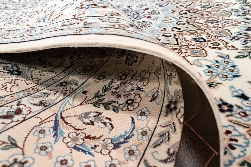 Dywan perski - Nain - Premium - 234 x 145 cm - naturalna biel
