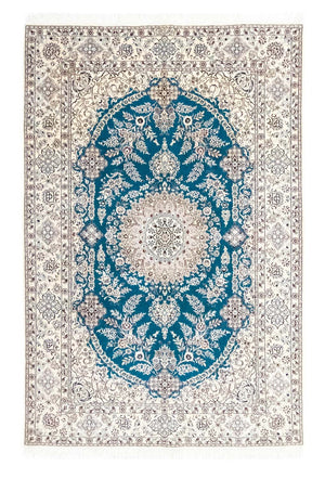 Dywan perski - Nain - Premium - 230 x 153 cm - turkusowy