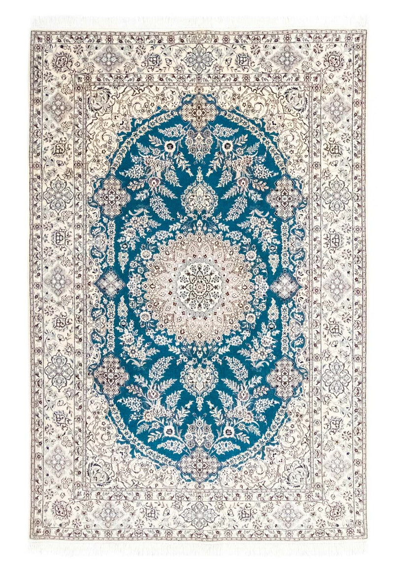 Dywan perski - Nain - Premium - 230 x 153 cm - turkusowy