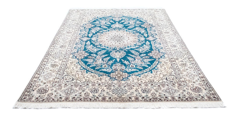 Dywan perski - Nain - Premium - 230 x 153 cm - turkusowy
