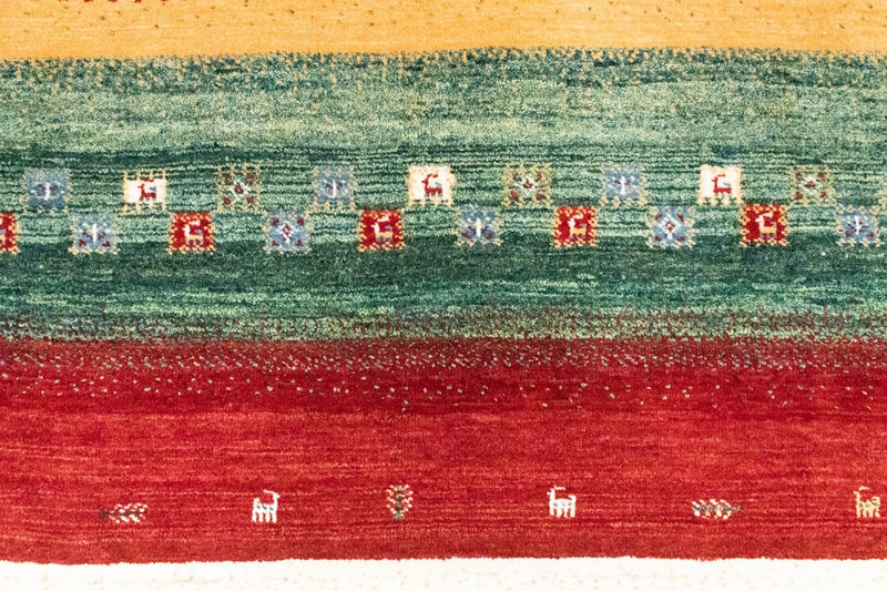 Dywan Gabbeh - Loribaft Perski - 252 x 170 cm - wielokolorowy