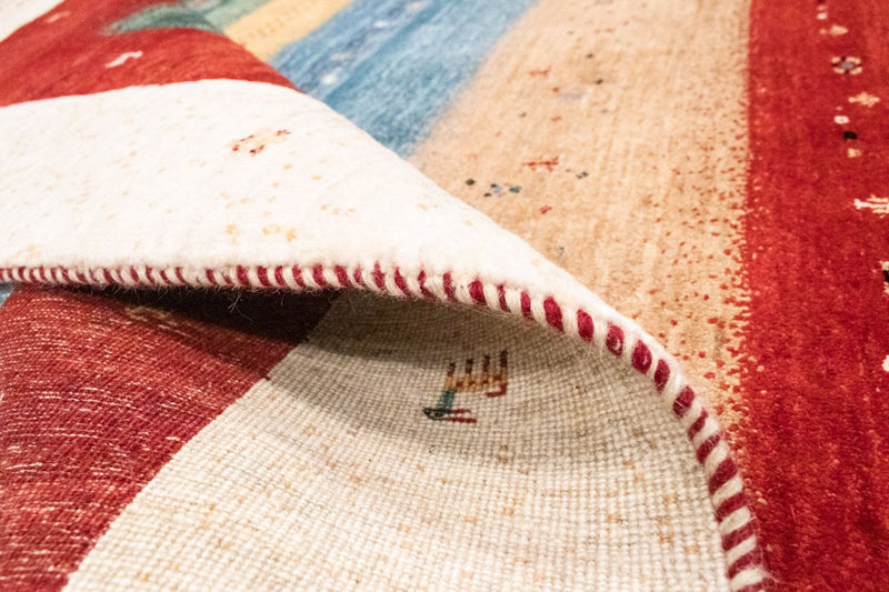 Dywan Gabbeh - Loribaft Perski - 252 x 170 cm - wielokolorowy