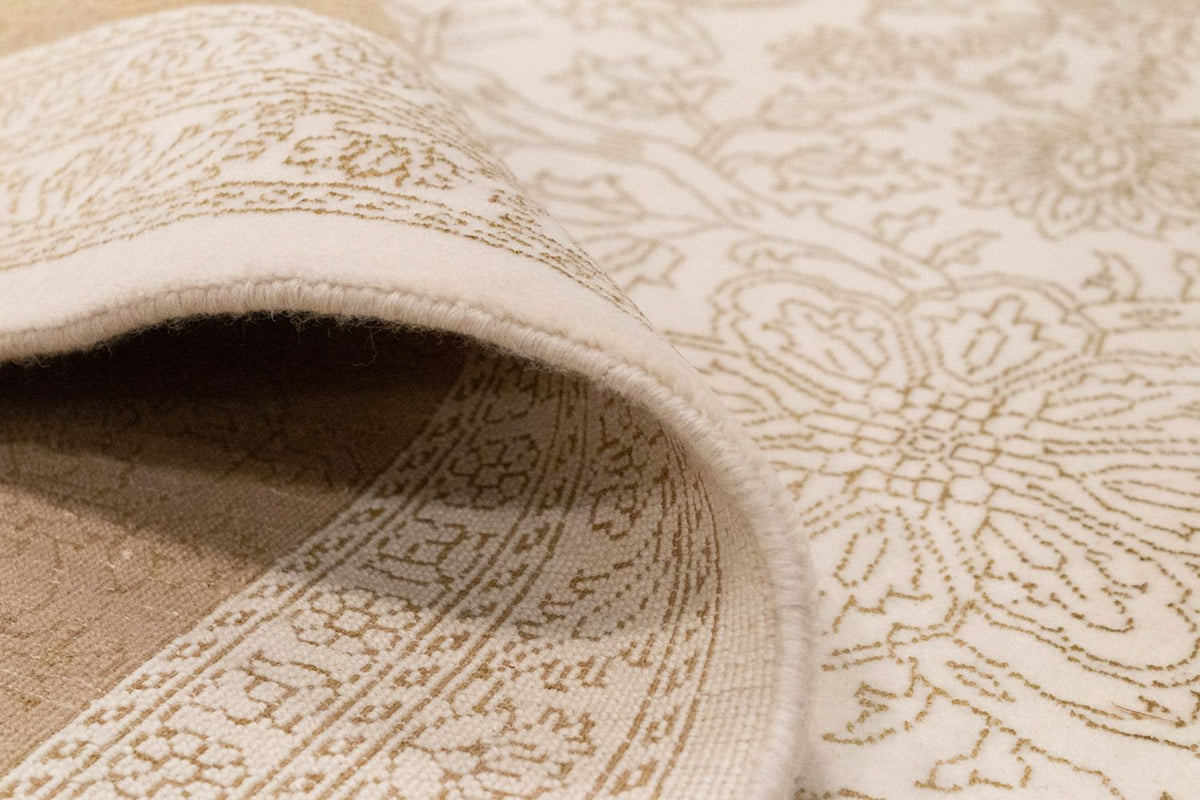 Designerski dywan - 357 x 251 cm - beżowy