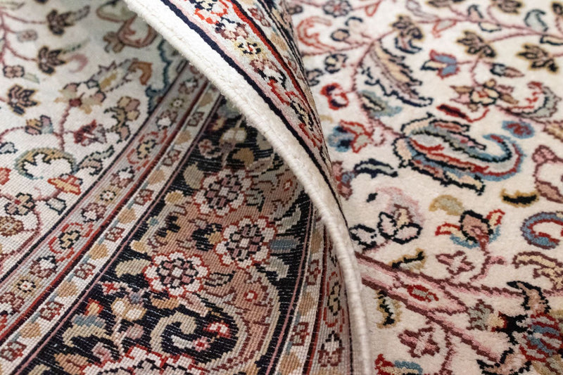 Jedwabny dywan - Kashmir Silk - 161 x 93 cm - niebieski