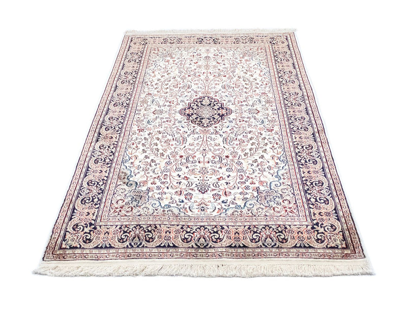 Jedwabny dywan - Kashmir Silk - 161 x 93 cm - niebieski