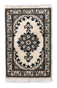 Dywan perski - Nain - 60 x 40 cm - naturalna biel