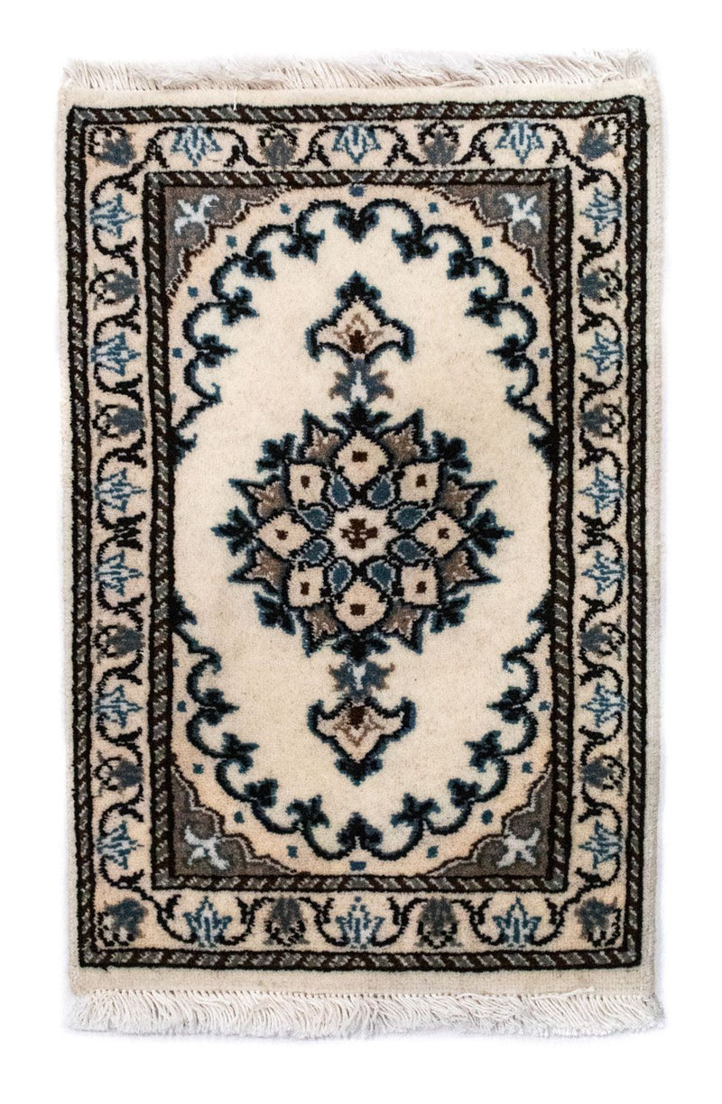 Dywan perski - Nain - 60 x 40 cm - naturalna biel