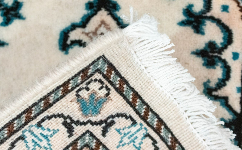 Dywan perski - Nain - 60 x 40 cm - naturalna biel