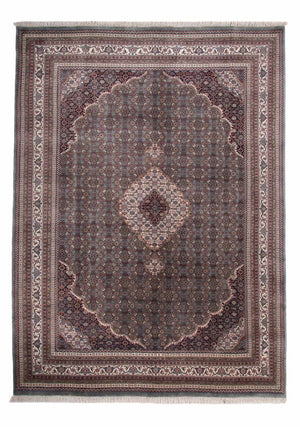 Orientalny dywan - Bijar - Indus - 349 x 246 cm - ciemnoszary