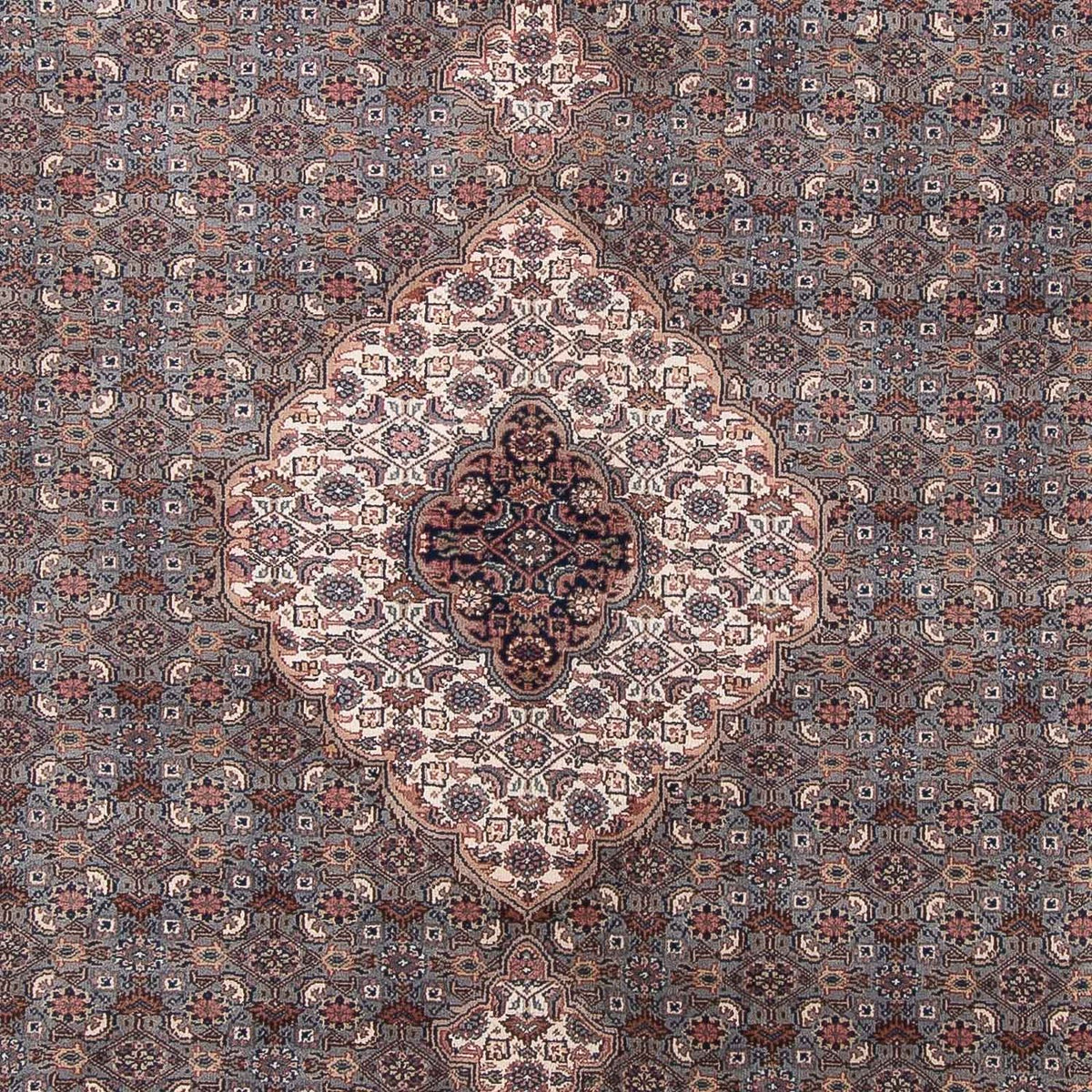 Orientalny dywan - Bijar - Indus - 349 x 246 cm - ciemnoszary