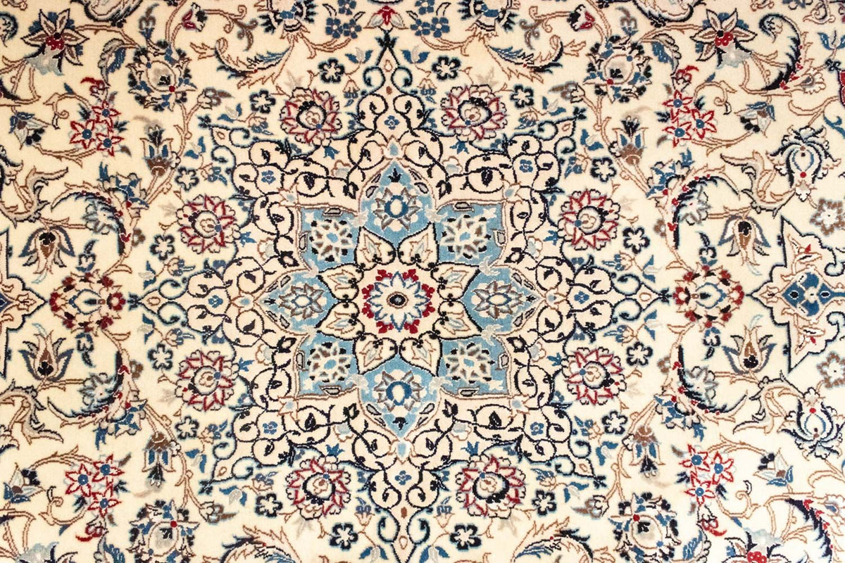 Dywan perski - Nain - Królewski - 263 x 174 cm - naturalna biel